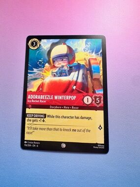 adorabeezle winterpop [wreck it ralph] 116/204 (common) — lorcana: azurite sea